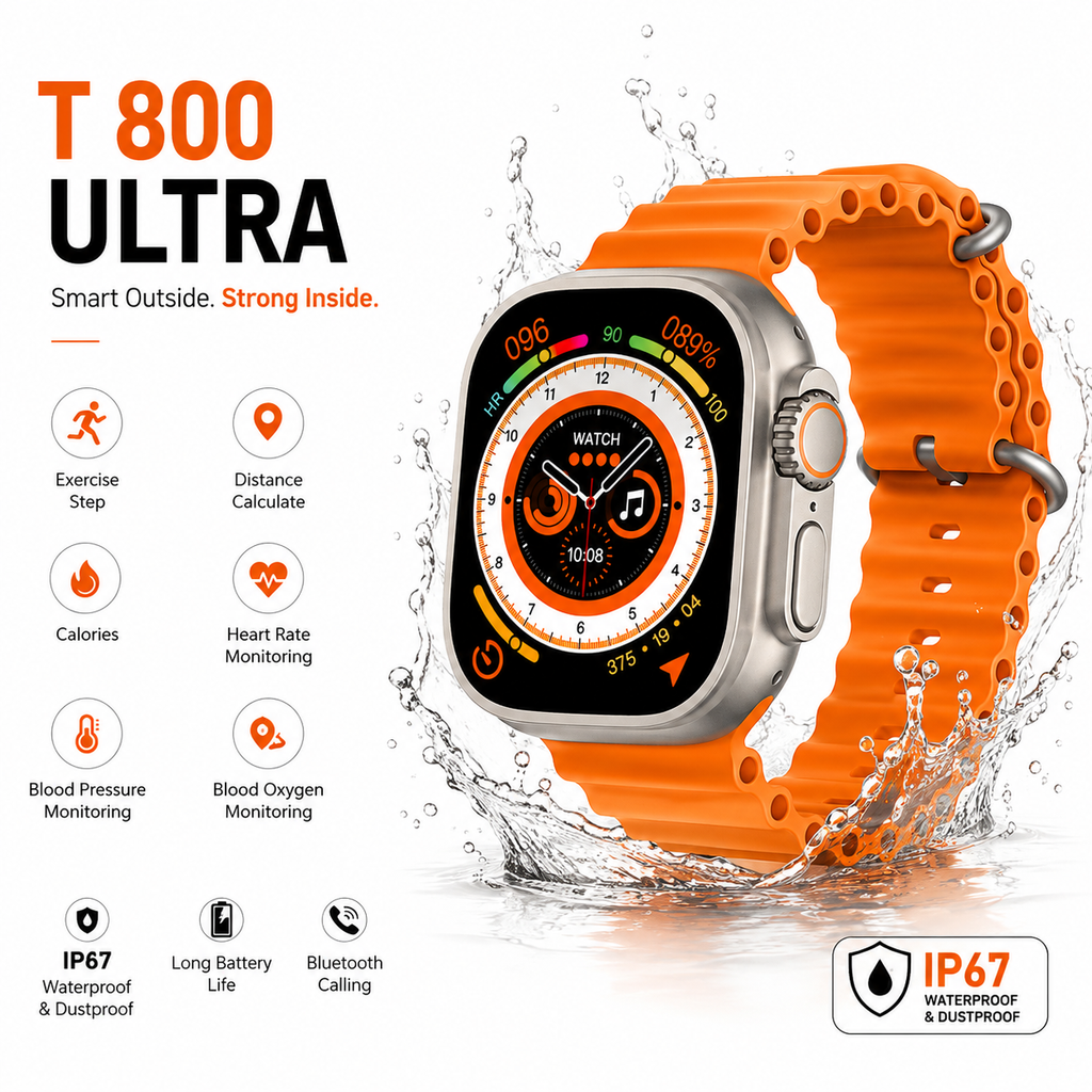 Shocrastic Watch 8 Ultra full 1.99 inches