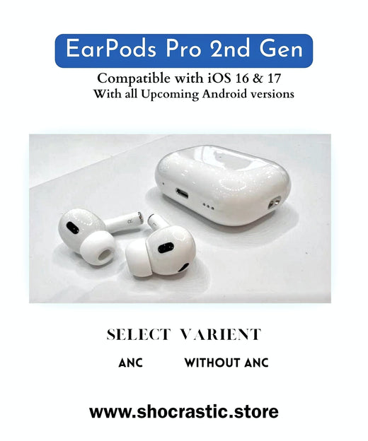 Shocrastic Airpods pro Gen 2 OG Clone with apple logo and MRP USA made